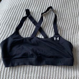 Under Armour black sports bra